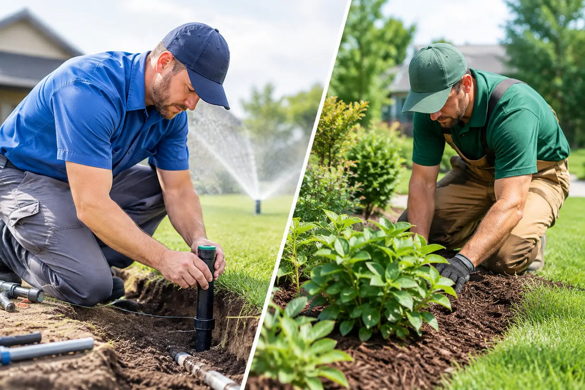 Sprinkler Contractor Versus Landscaper Explained