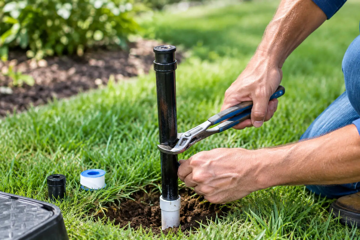How to Repair Sprinkler Risers Without Leaks