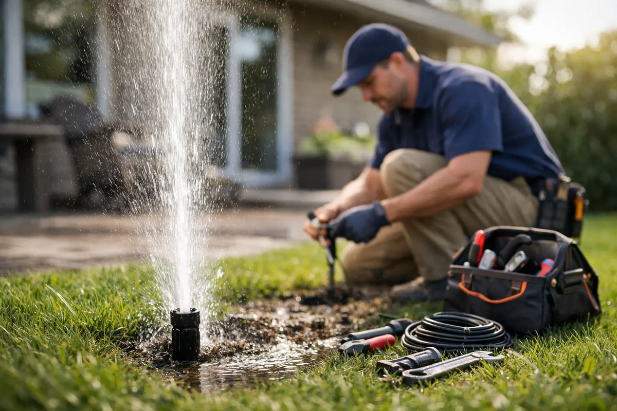 Same Day Sprinkler Repair When Water Can't Wait