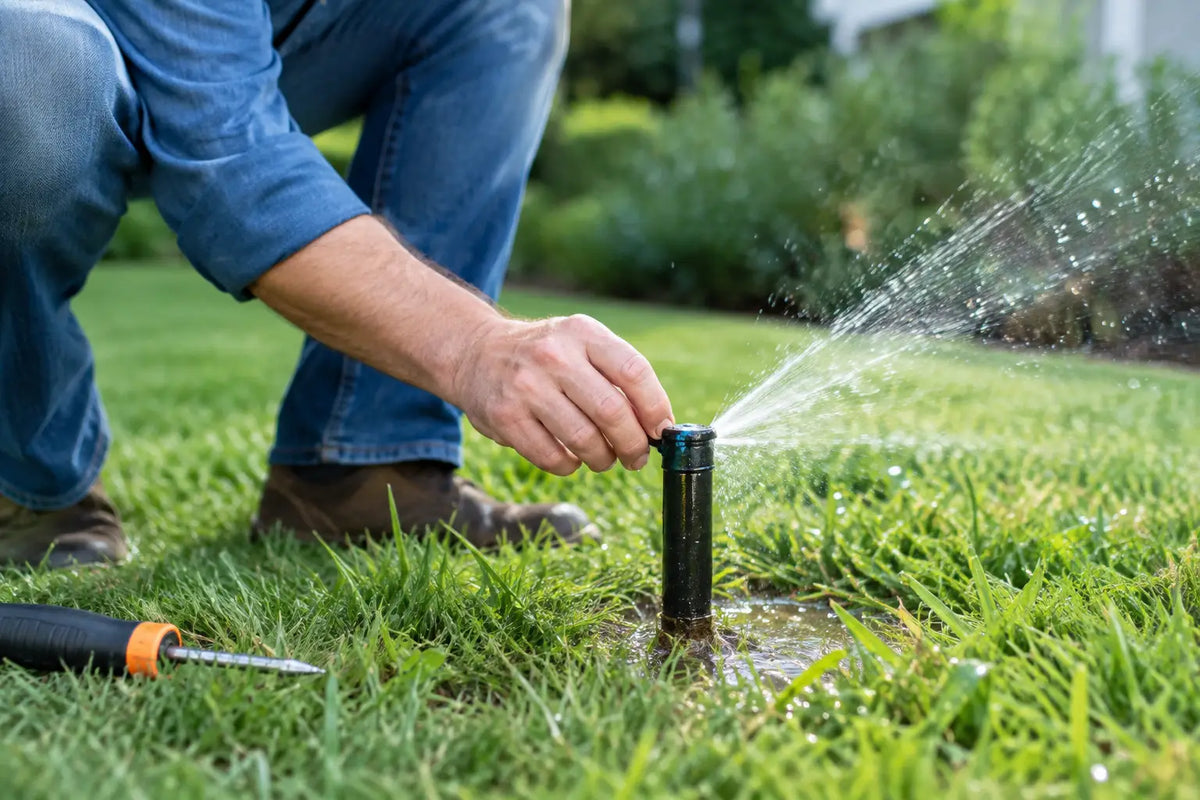 How to Fix Pooling Water Sprinklers at Home