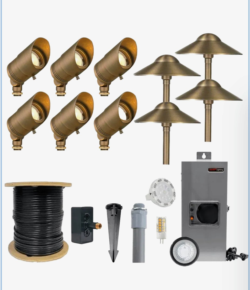 Affordable Brass Landscape Lighting