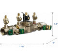 Watts LF007 Lead-Free Double Check Backflow Preventer Assembly 3/4" NPT